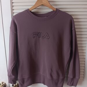 Vintage Fila Burgundy Sweatshirt